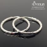 Balto aukso auskarai rinkės