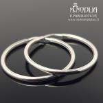 Balto aukso auskarai rinkės