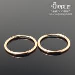 Auksiniai auskarai rinkutės