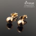 Auksiniai auskarai burbuliukai