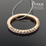 Auksinis žiedas su briliantais