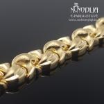 Geltono aukso apyrankė