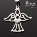 Sidabrinis pakabukas Angeliukas