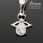 Sidabrinis pakabukas Angeliukas