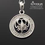 Sidabrinis pakabukas Vėžys