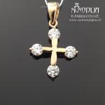 Auksinis pakabukas Kryžiukas