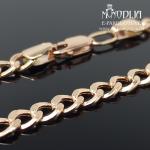 Auksinė apyrankė Curb