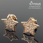 Auksiniai auskarai Žvaigždutės
