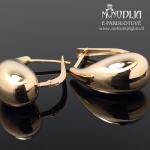 Auksiniai auskarai Lašas