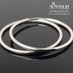 Sidabriniai auskarai rinkės