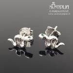 Sidabriniai auskarai Gyvatėlės