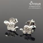 Sidabriniai auskarai Gyvatėlės