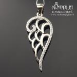 Sidabrinis pakabukas Angelo sparnas