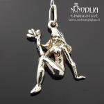 Sidabrinis pakabukas Mergelė