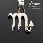 Sidabrinis pakabukas Skorpionas