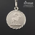 Sidabrinis pakabukas Ožiaragis