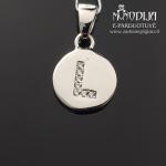 Sidabrinis pakabukas raidelė L