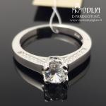 Sidabrinis žiedas su akutėmis