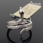 Sidabrinis žiedas Gyvatė