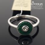 Sidabrinis žiedas su akute