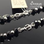 Sidabrinė apyrankė su karoliukais