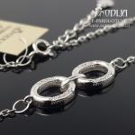 Sidabrinė apyrankė su akutėmis