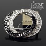 Sidabrinė sagė su akutėmis