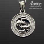 Sidabrinis pakabukas Žuvys