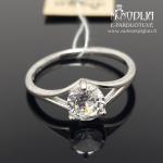 Sidabrinis žiedas su akute