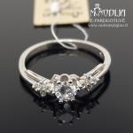 Sidabrinis žiedas su akmenukais