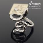 Sidabrinis žiedas Gyvatė