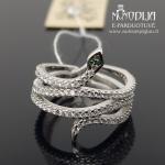 Sidabrinis žiedas Gyvatė