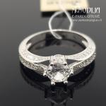 Sidabrinis žiedas su akmenukais