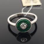 Sidabrinis žiedas su akmenukais