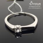 Sidabrinis žiedas su akute