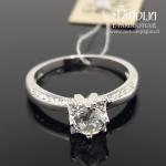 Sidabrinis žiedas su akutėmis