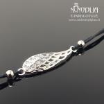 Sidabrinė apyrankė su akmenukais