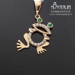 Auksinis pakabukas Varlytė