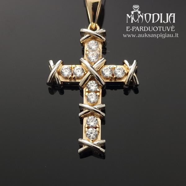 Auksinis pakabukas Kryžiukas