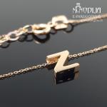 Auksinė grandinėlė su raidele Z
