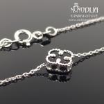 Balto aukso apyrankė su Dobiliukais