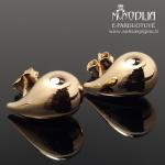 Auksiniai auskarai Lašas