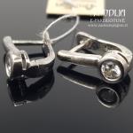 Sidabriniai auskarai su akmenukais