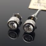 Sidabriniai auskarai su akmenukais