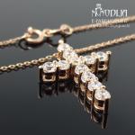 Auksinė grandinėlė su Kryžiuku