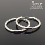 Sidabriniai auskarai rinkės