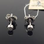 Sidabriniai auskarai su akmenukais