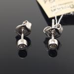 Sidabriniai auskarai su akmenukais