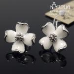 Sidabriniai auskarai Gėlytės