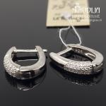 Sidabriniai auskarai su akmenukais